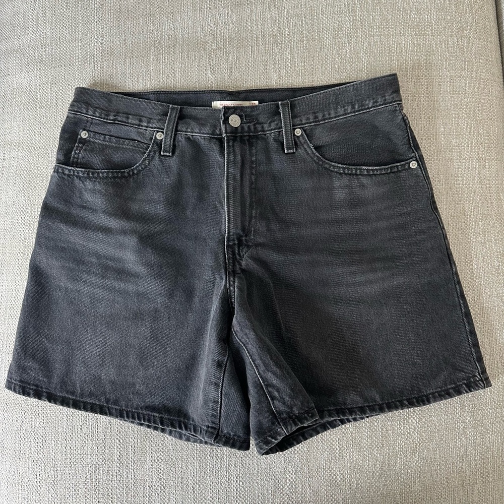 Levi's Black Jean Shorts for Women